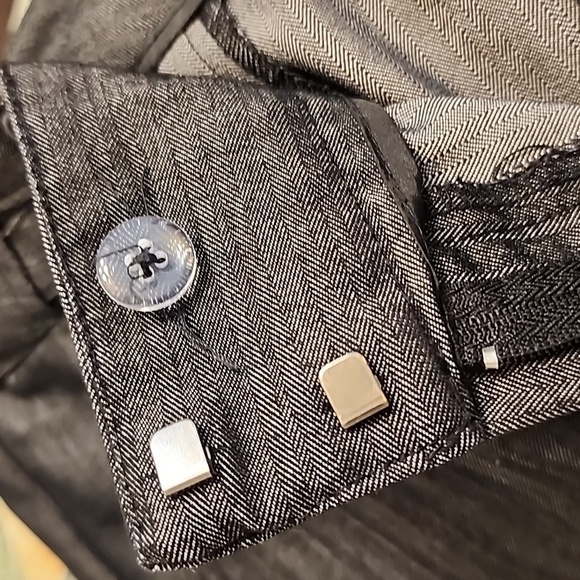 Larry Levine Suit Slacks Dress Pants Stretch Sheen Tailor Office Trouser Summer - Picture 9 of 13